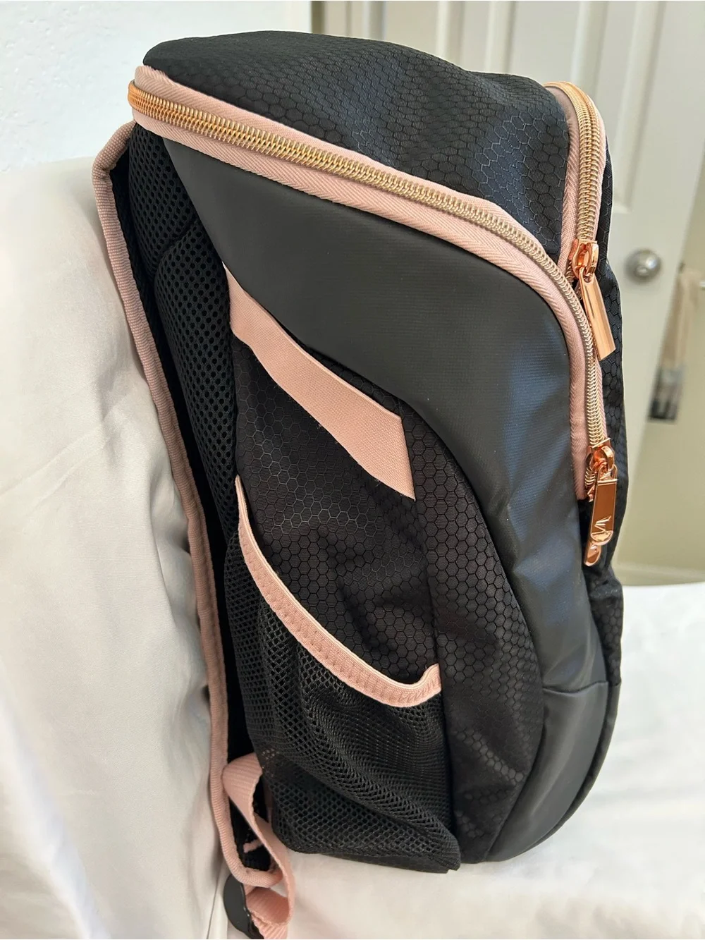Easton Youth Elite Black and Pink Elite Sports Backpack